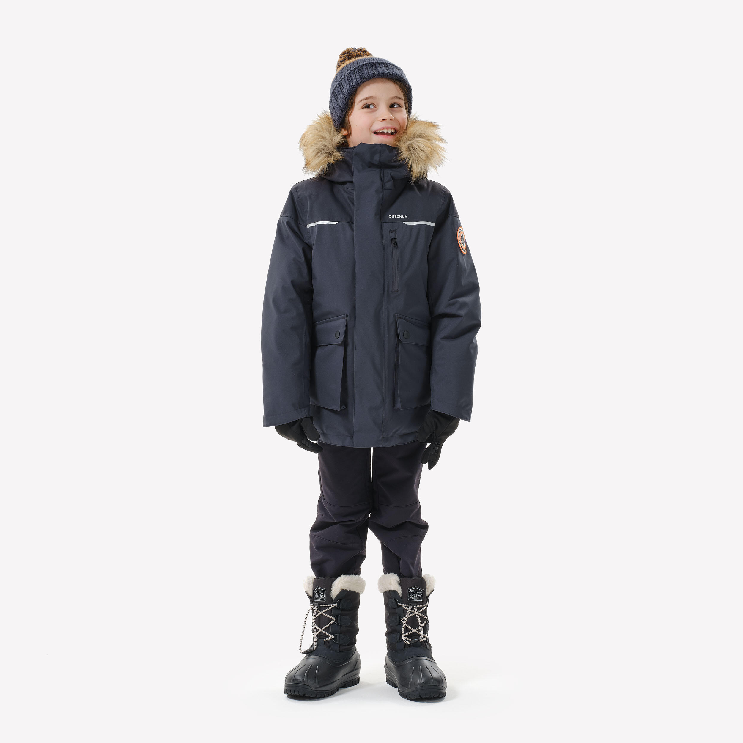 Kids’ Warm Parka - SH 900 -23°C Age 7-15  - QUECHUA