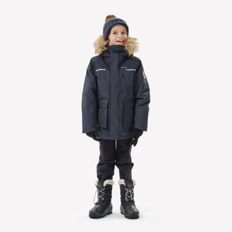 PARKA CHAUDE ET IMPERMÉABLE DE RANDONNÉE - SH900 -23°C - ENFANT 7-15 ANS