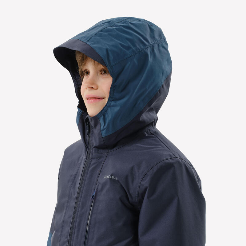 Kurtka turystyczna dla dzieci Quechua SH500 3w1  -9°C wodoodporna