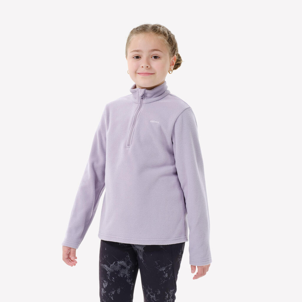 Kids’ Hiking Fleece - MH100 Aged 7-15 - Blue