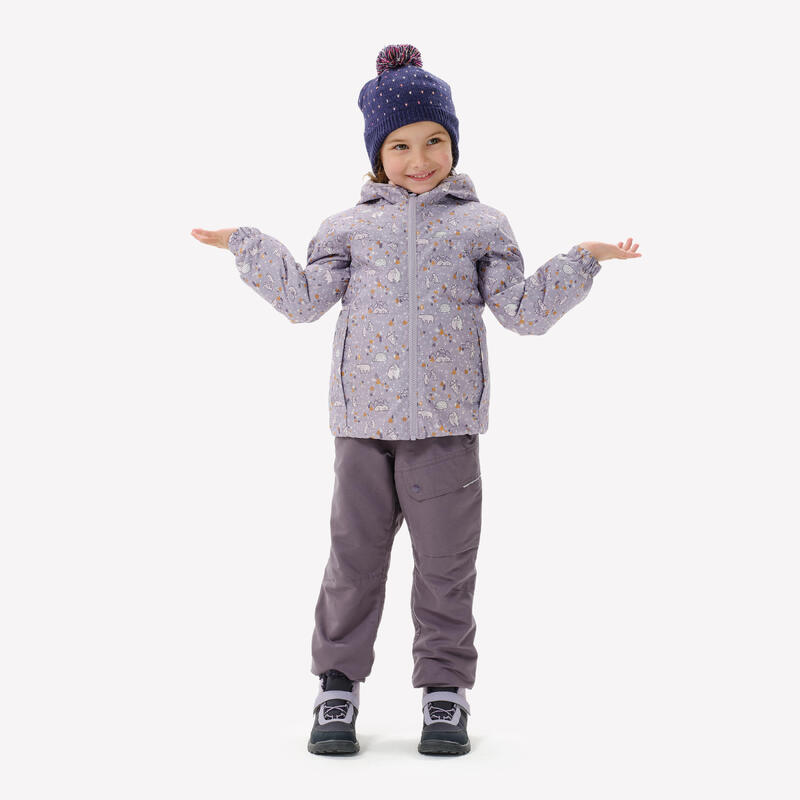 PANTALON CHAUD DÉPERLANT DE RANDONNÉE - SH100 X-WARM - ENFANT 2 - 6 ANS