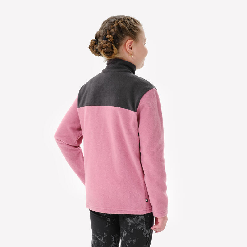 Veste polaire de randonnée enfant - MH500 ZIP TW - 7-15 ans