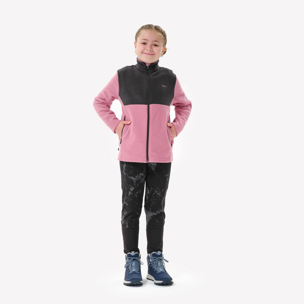 Polar turystyczny dla dzieci Quechua MH500 zamek