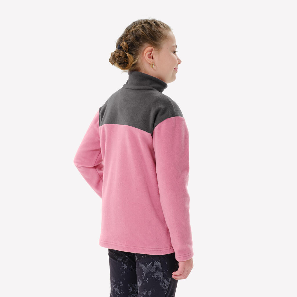 BOYS’ FLEECE PULLOVER MH100 1/2 TW