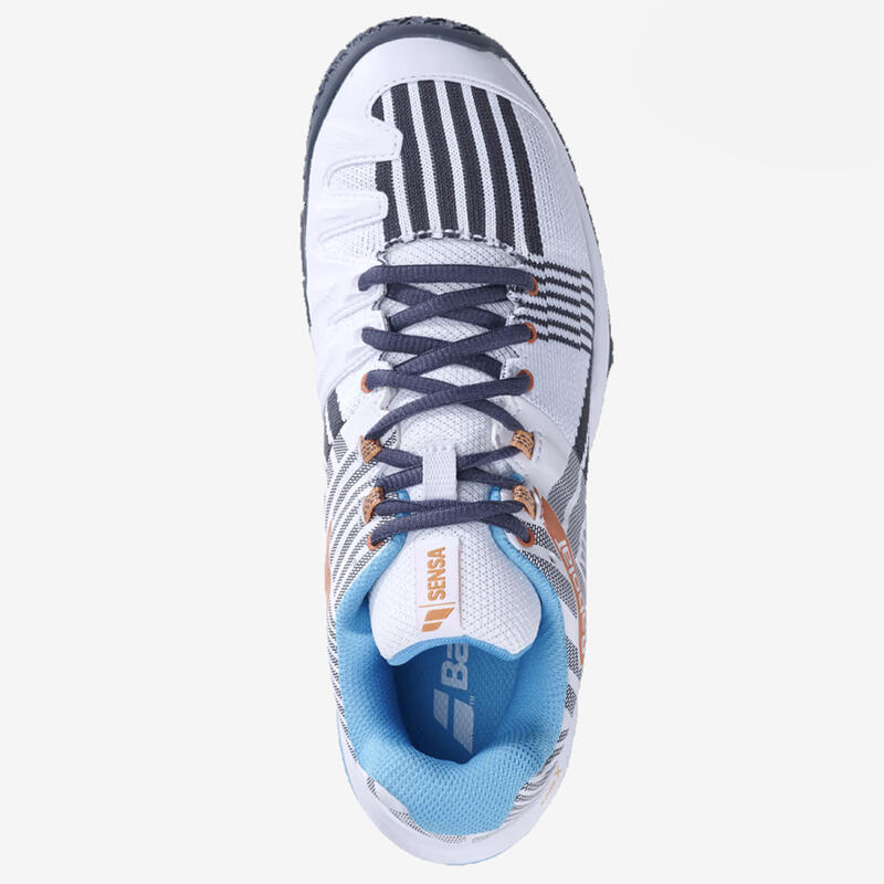 Chaussures de padel Femme - Babolat Sensa 24 blanche