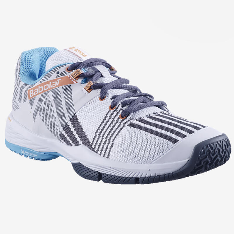 Chaussures de padel Femme - Babolat Sensa 24 blanche