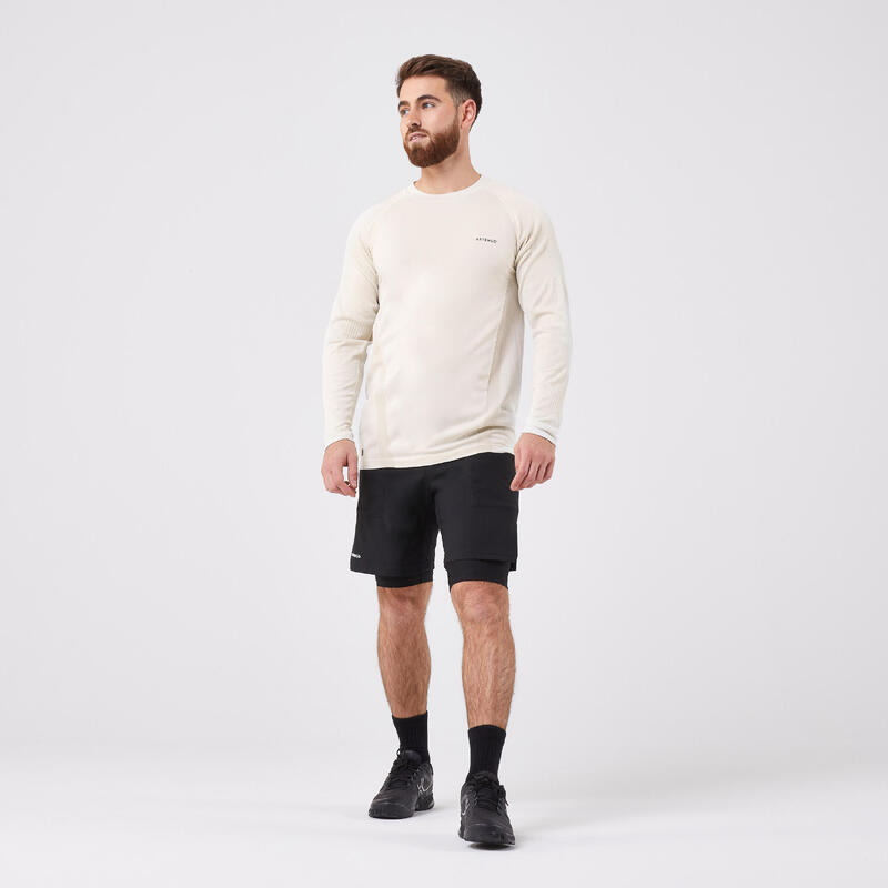 Erkek Uzun Kollu Tenis Tişörtü - Kırık Beyaz - Thermic