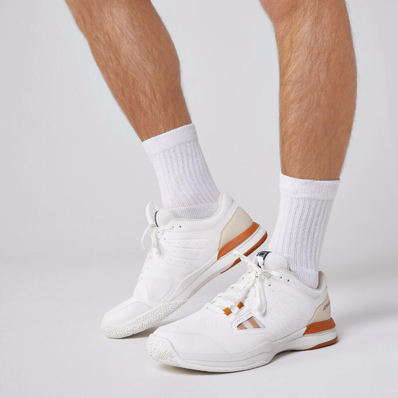 Încălţăminte Tenis Multi court TS500 Alb Bărbaţi 