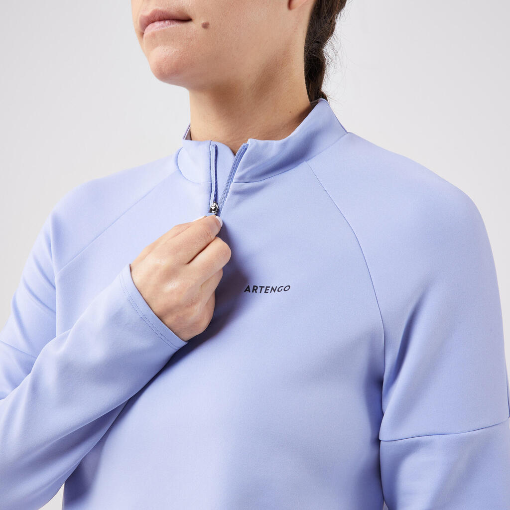 Women's Tennis Long-Sleeved T-Shirt Thermic - Lilac