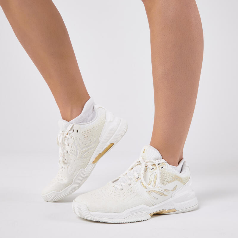Încălțăminte TS560 tenis pe zgură Alb Damă
