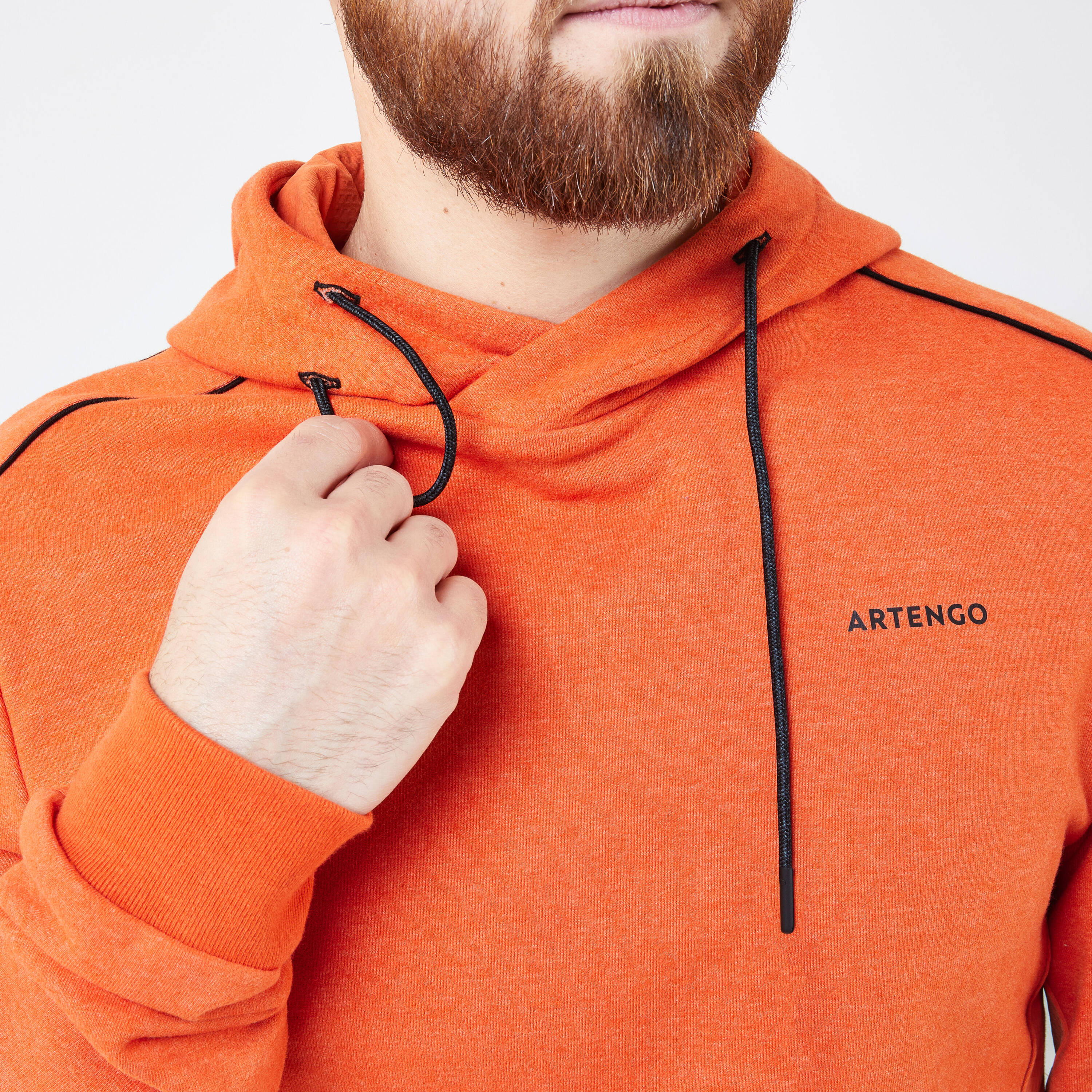 Men's Tennis Hoodie Soft - Terracotta -  4