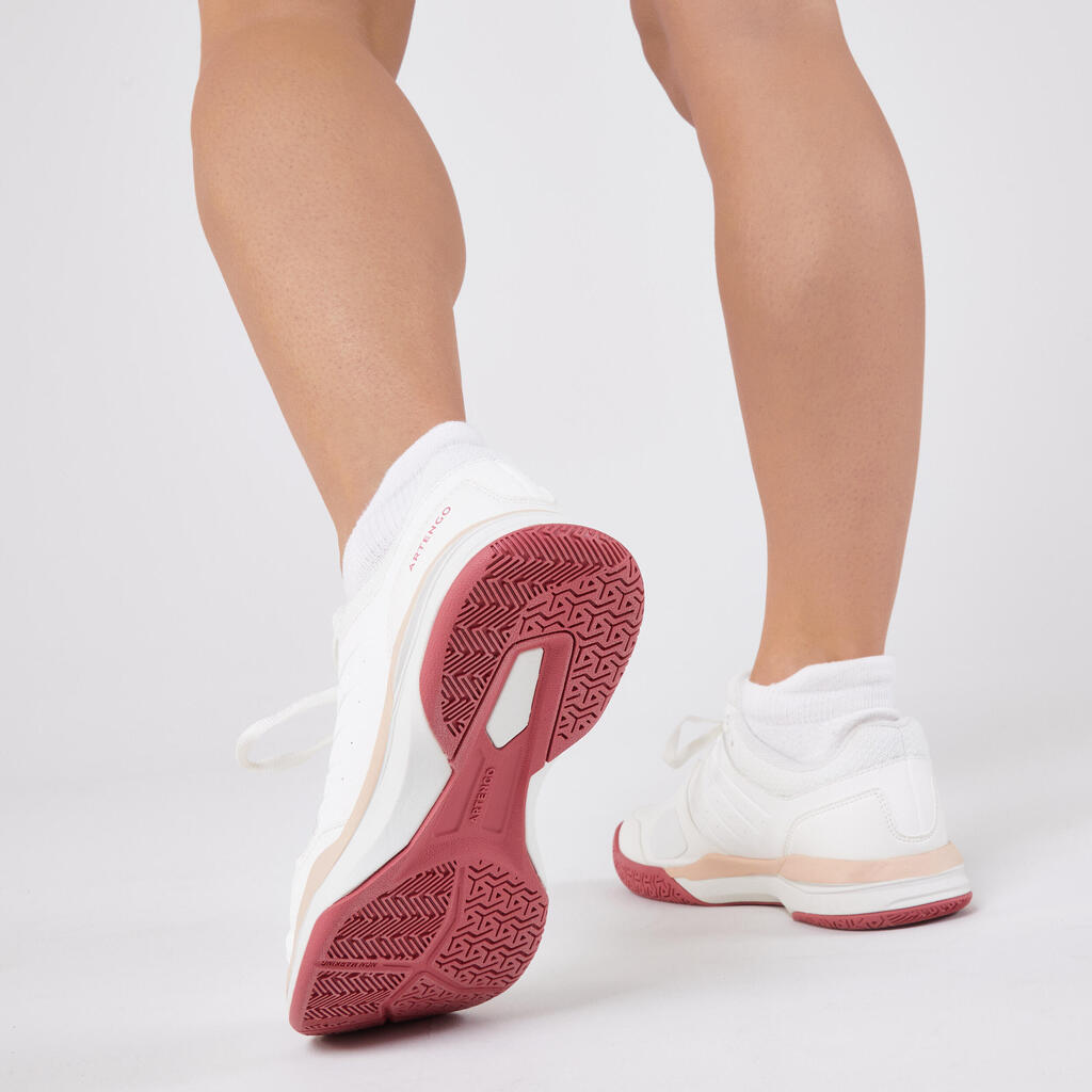 Bele ženske patike za tenis TS500