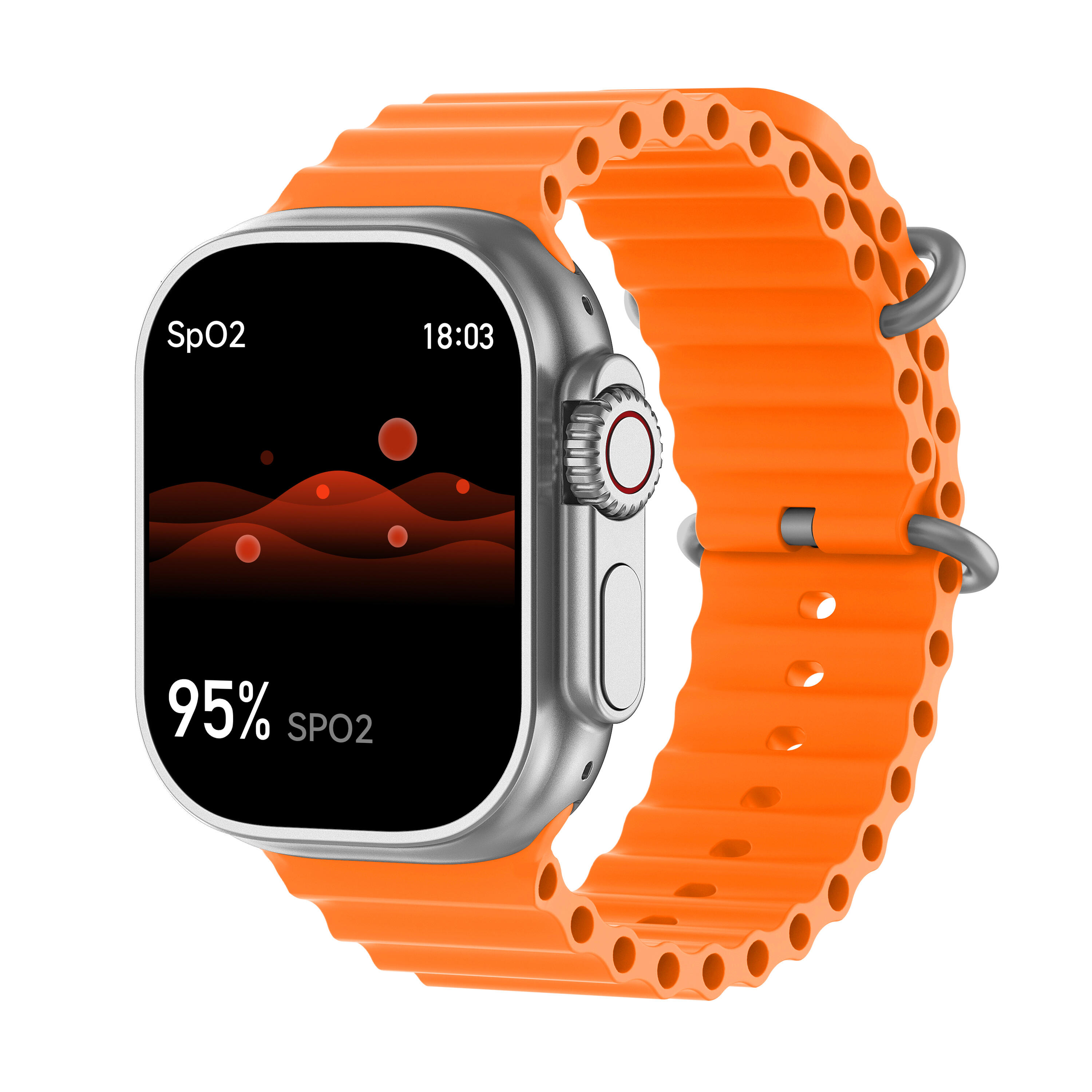 Segunda vida - Reloj Smartwatch LEOTEC Nui - Naranja 8/9