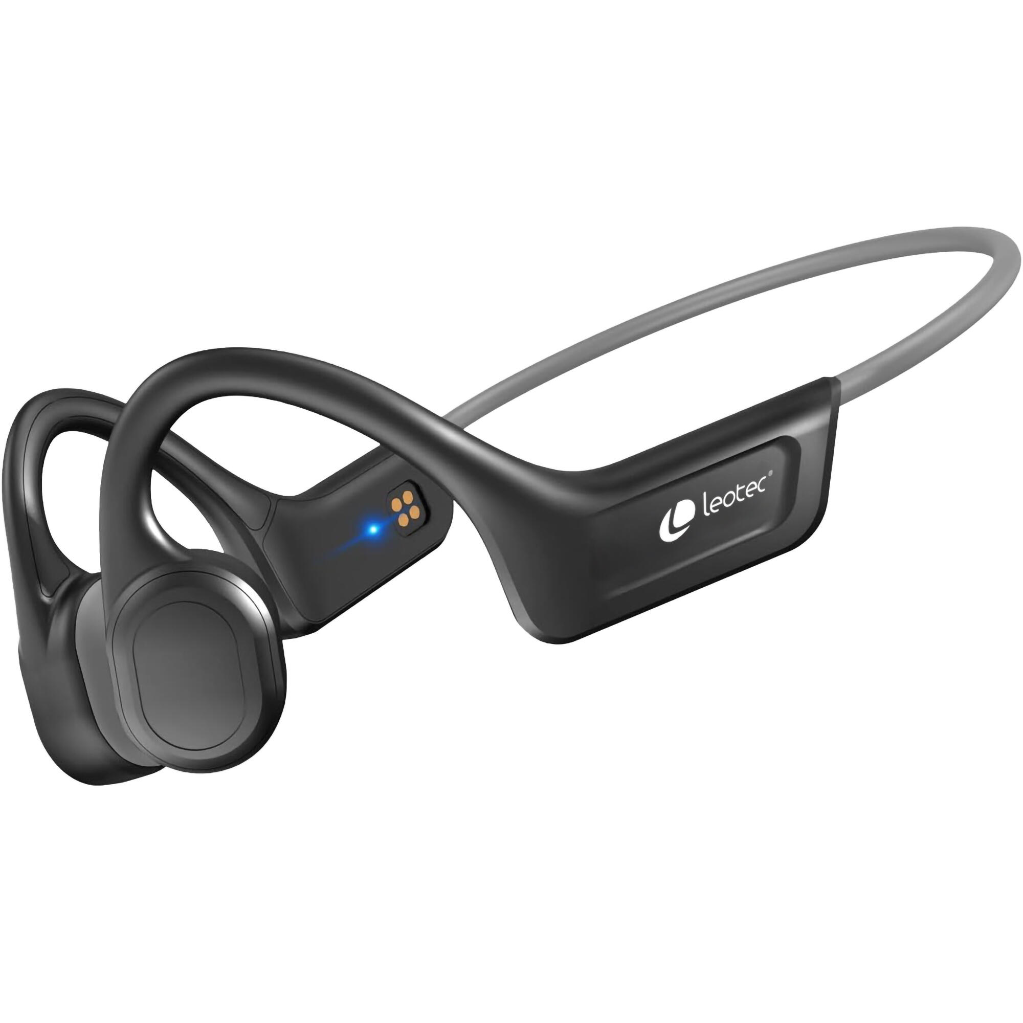 LEOTEC Auriculares Conducción Ósea Run Pro Gris