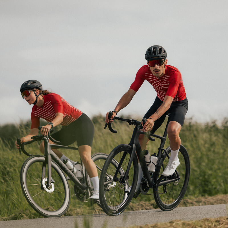Maillot de vélo route manches courtes été unisexe - RACER 2
