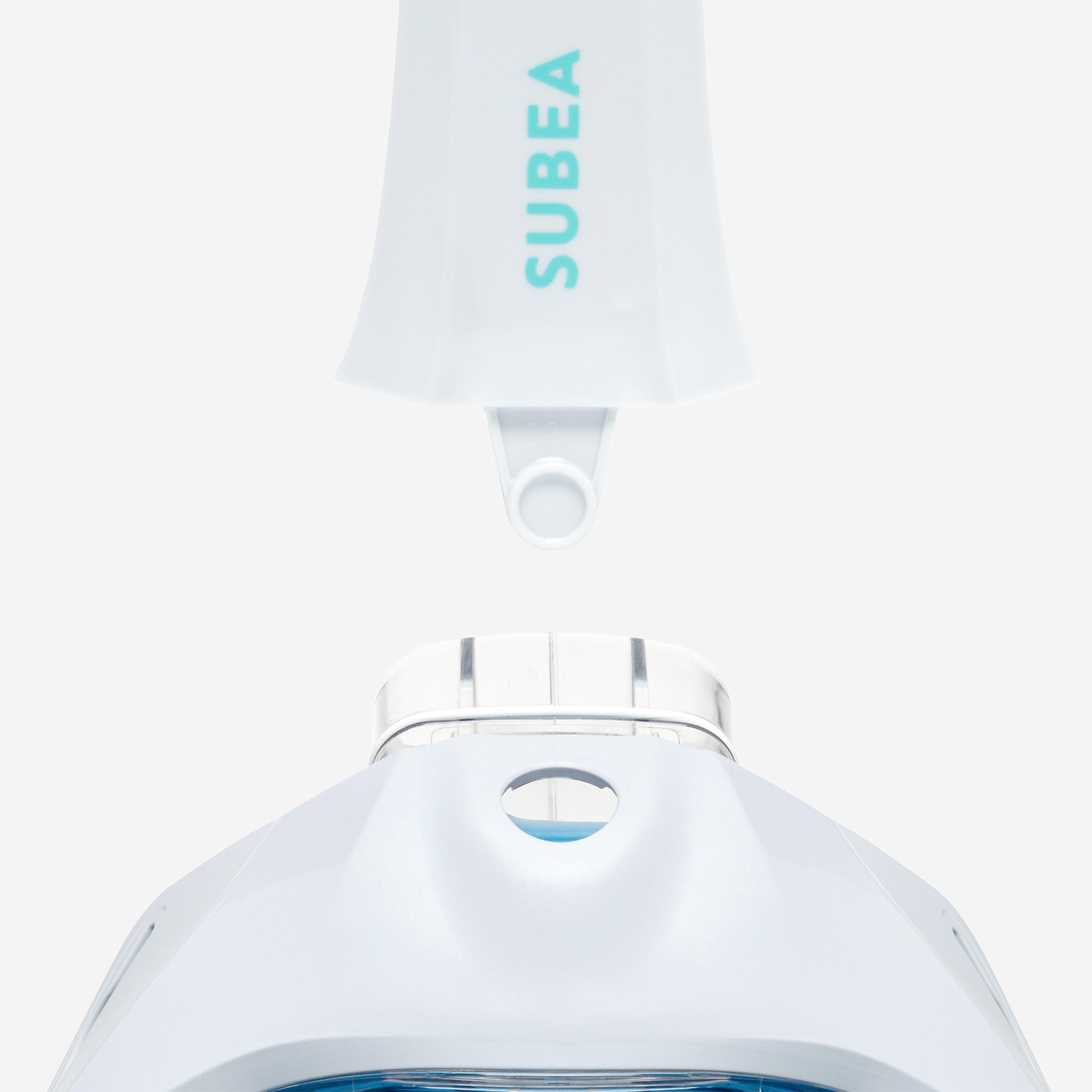 Masque snorkeling surface easybreath + avec valve acoustique > 10 ans - bleu 17/29