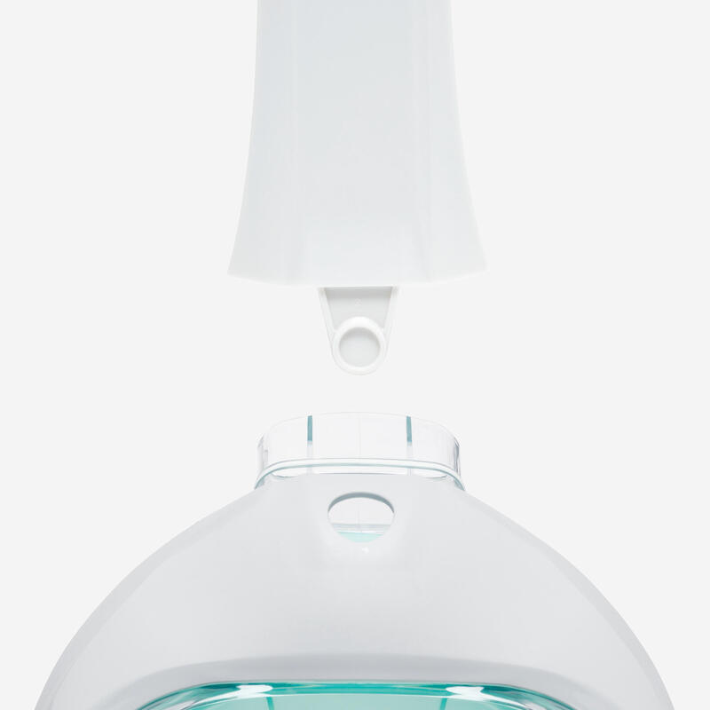 Masque easybreath snorkeling enfant XS (6-10 ans)  - SANS SAC - vert aquamarine