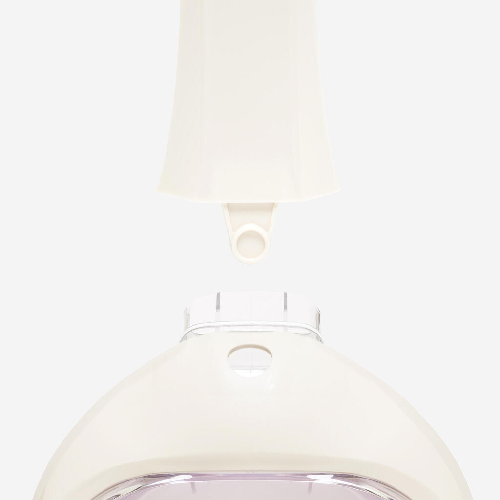 Παιδική μάσκα Easybreath Surface XS (6-10 ετών) - ΜΕ ΤΣΑΝΤΑ - Μπεζ/Πορτοκαλί