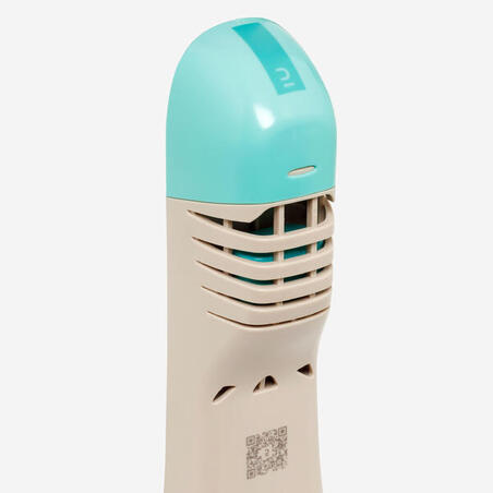 Маска Easybreath 900 для снорклінгу бежева/зелена