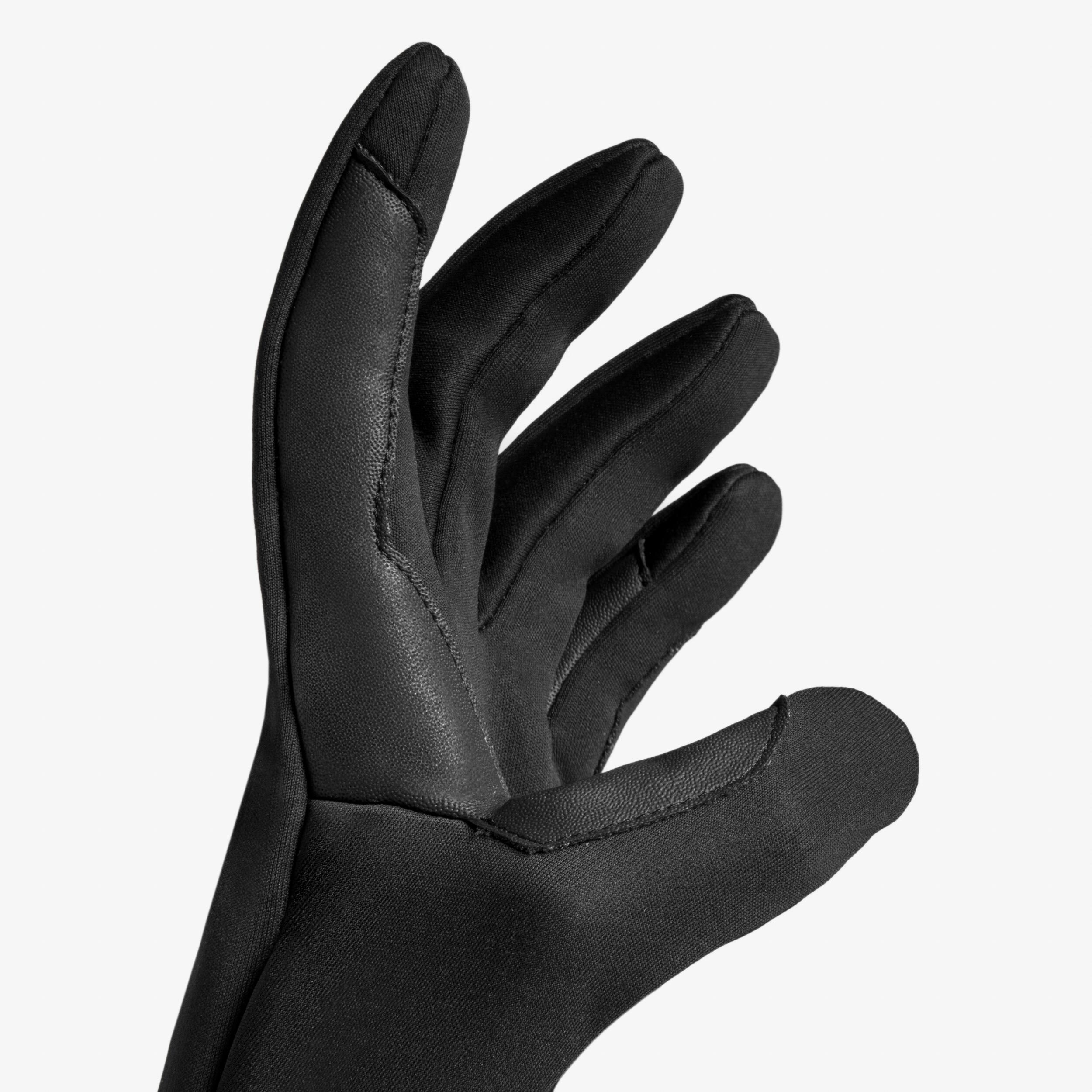 Riding Gloves Warm Horse Riding - 100 Black - FOUGANZA