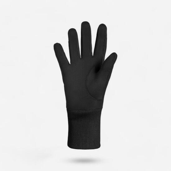 Guanti equitazione bambini 140 WARM caldi neri