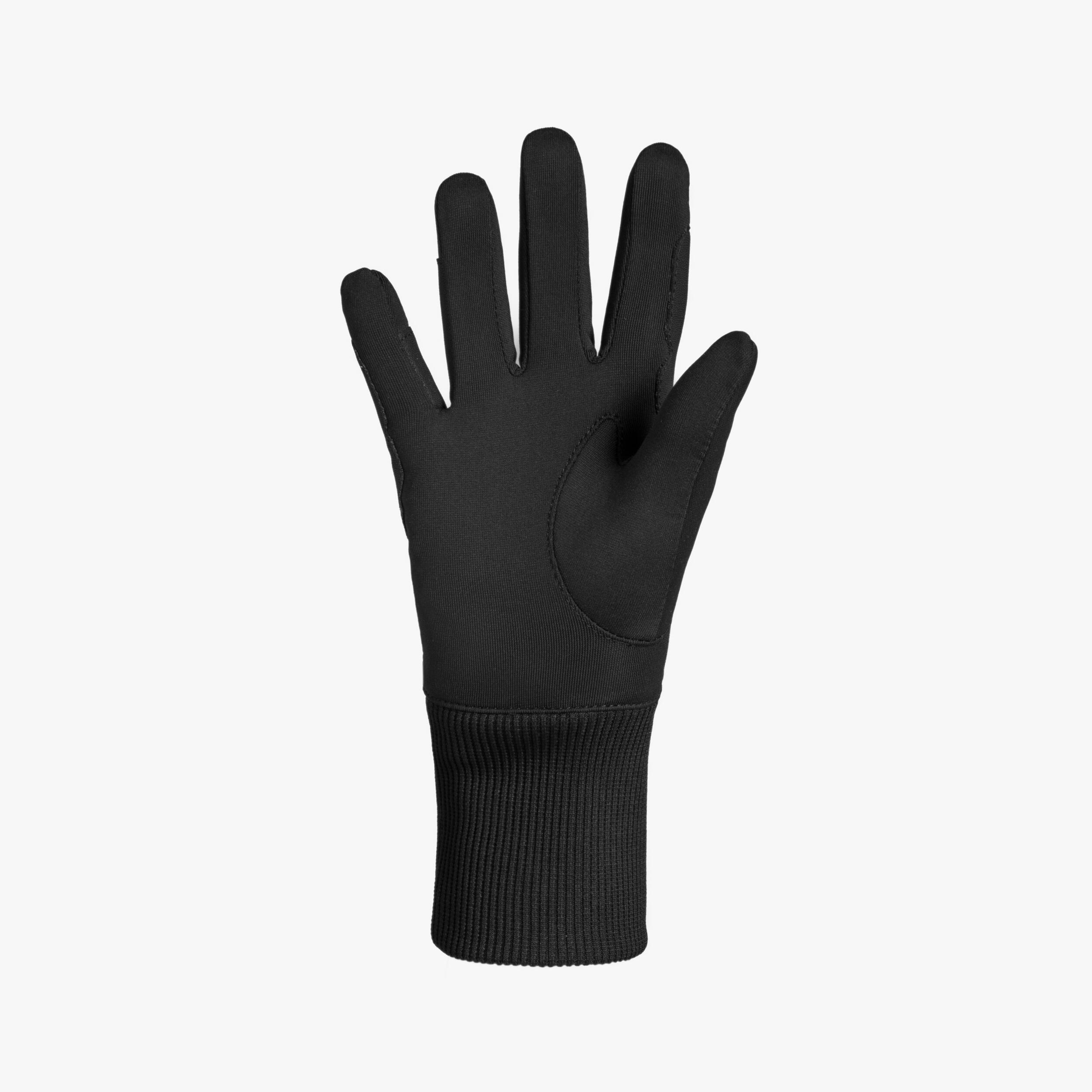 Gants chauds d'équitation enfant 140 warm noir