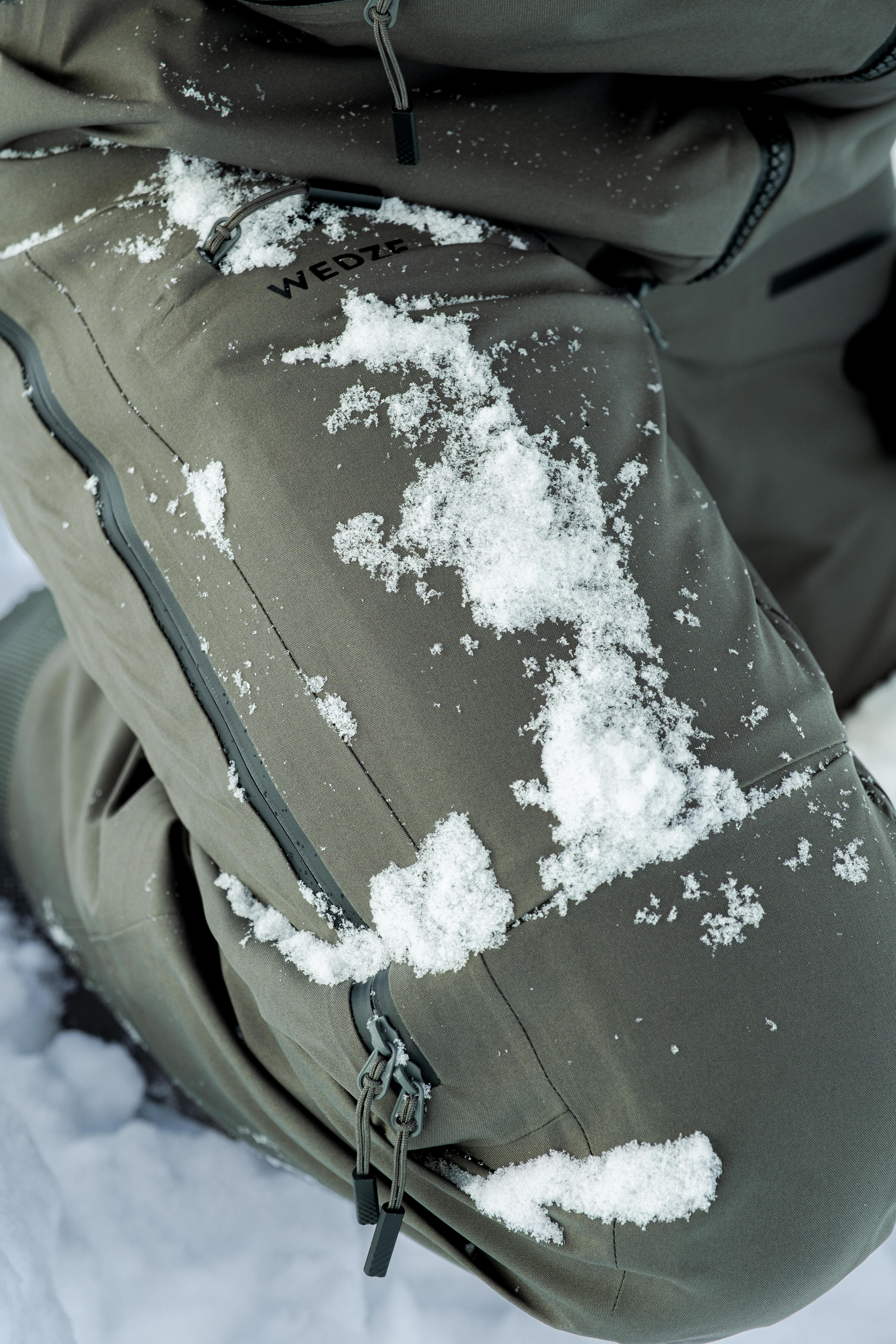 Skihose Herren warm und atmungsaktiv - FR500 khaki  10/12