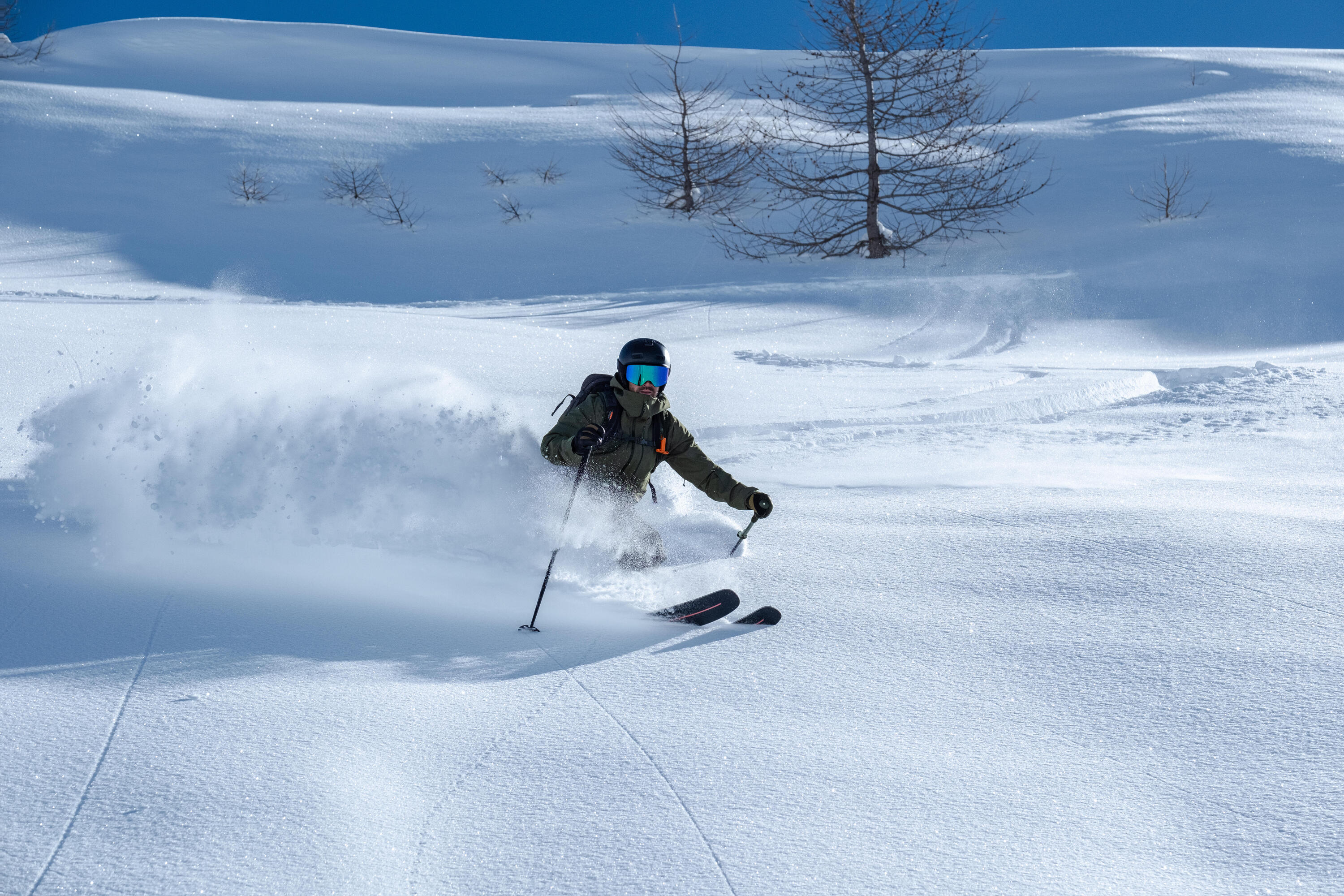 Skihose Herren warm und atmungsaktiv - FR500 khaki  12/12