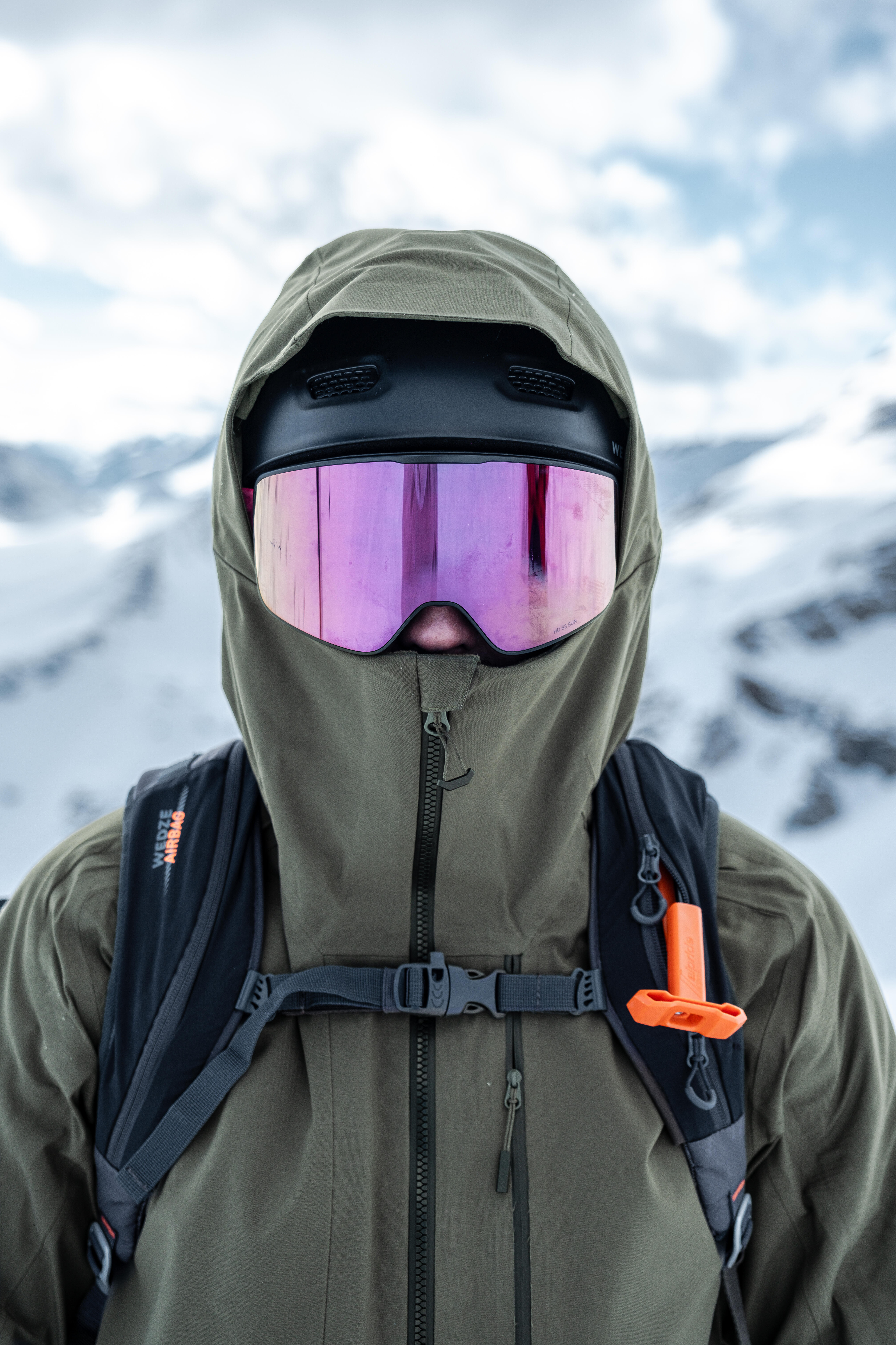 Manteau de ski chaud et respirant homme – FR 500 - WEDZE