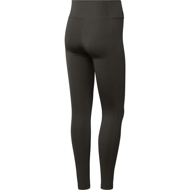 Leggings ADIDAS donna palestra modellanti traspiranti vita alta verdi