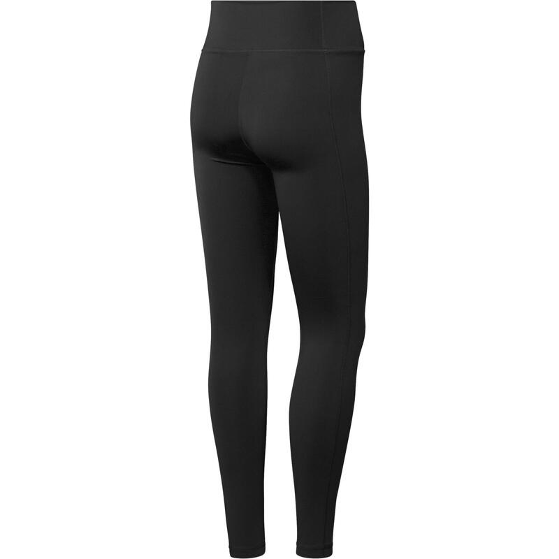 Leggings ADIDAS donna palestra modellanti traspiranti vita alta neri