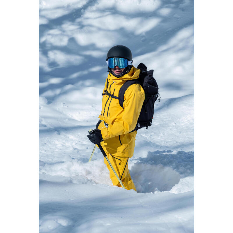 Ski-/Snowboardrucksack Rolltop 30 L Freeride - Robust Freeride schwarz 