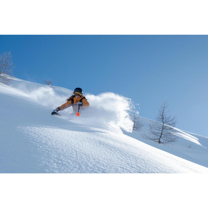 Veste de ski et snowboard chaude et respirante femme, FR 500 camel