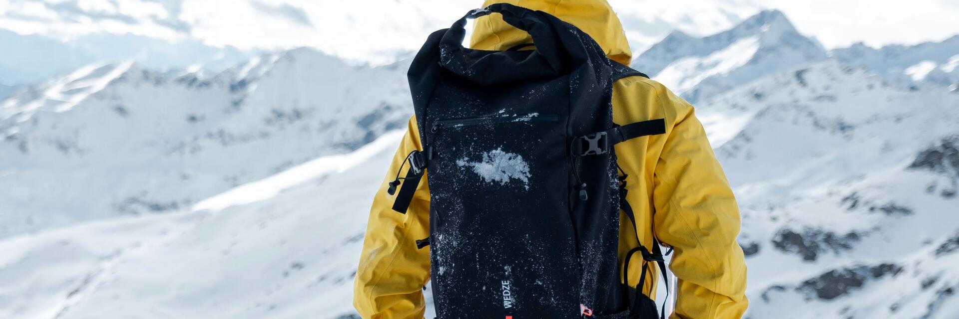 sac à dos de ski snowboard freeride decathlon quechua winter