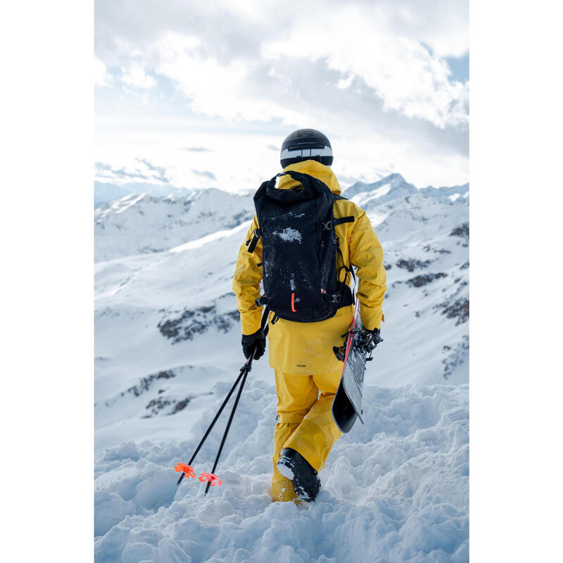 Sac à dos ski/ snowboard freeride Roll top, Robust Freeride 30L noir