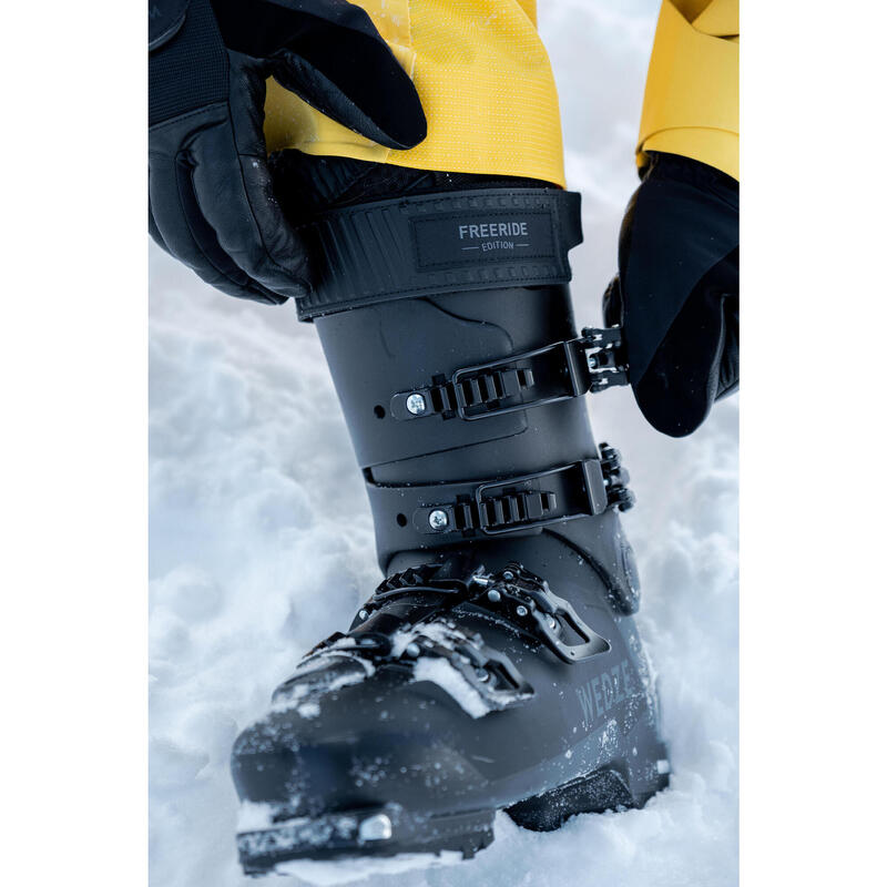 CHAUSSURES DE SKI ALPIN FREERIDE FREERANDO ADULTE WEDZE FR 500 LOWTECH FLEX 100