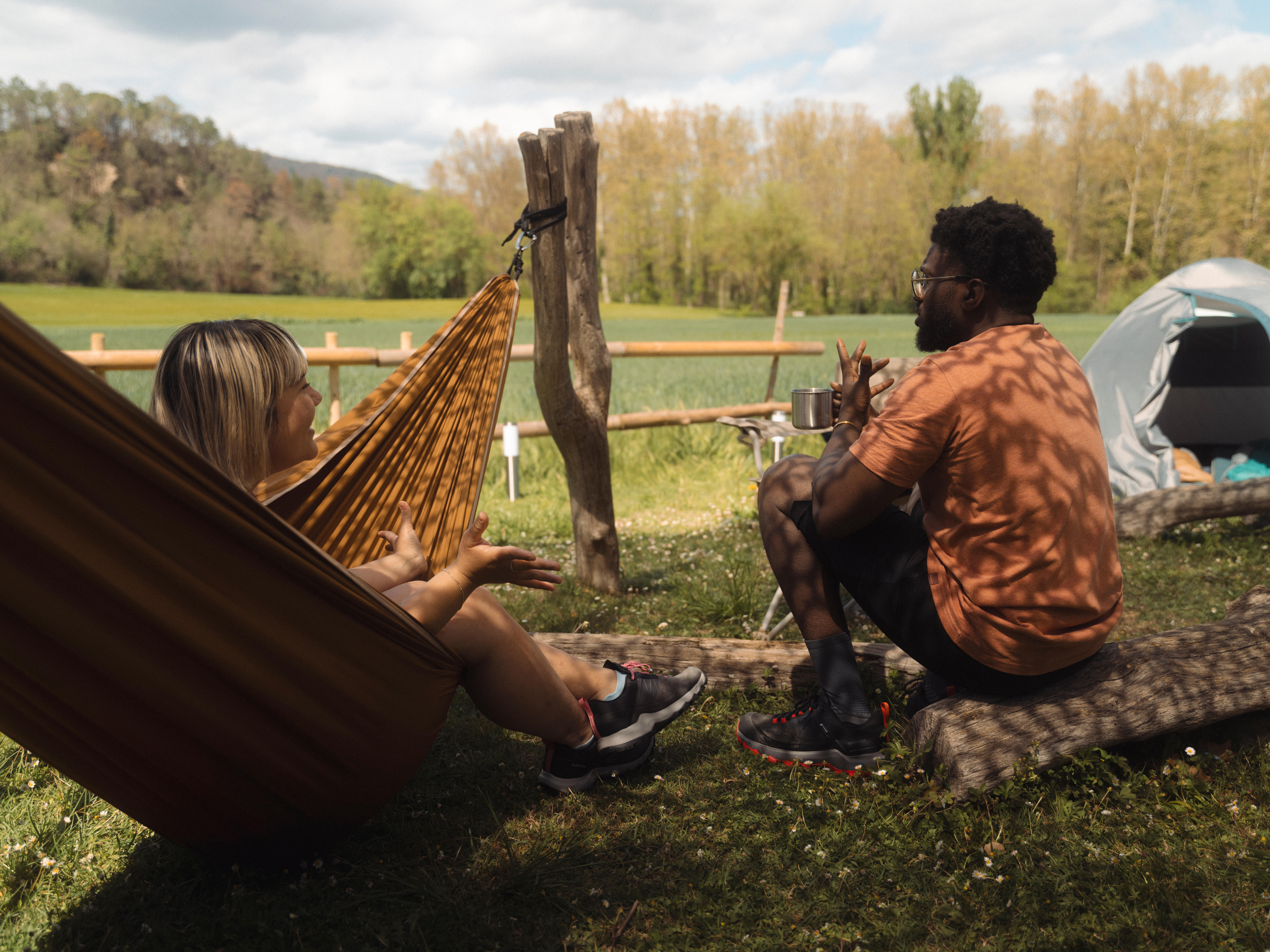 Tente de camping 3 personnes, 2 Seconds Fresh & Black - QUECHUA