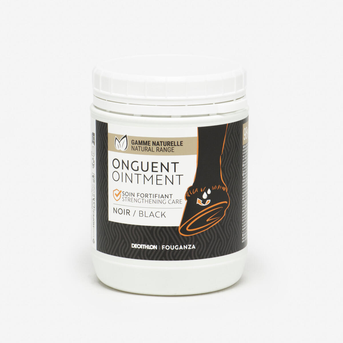 Graisse sabots naturelle Cheval et Poney - Onguent soin fortifiant 750 ml