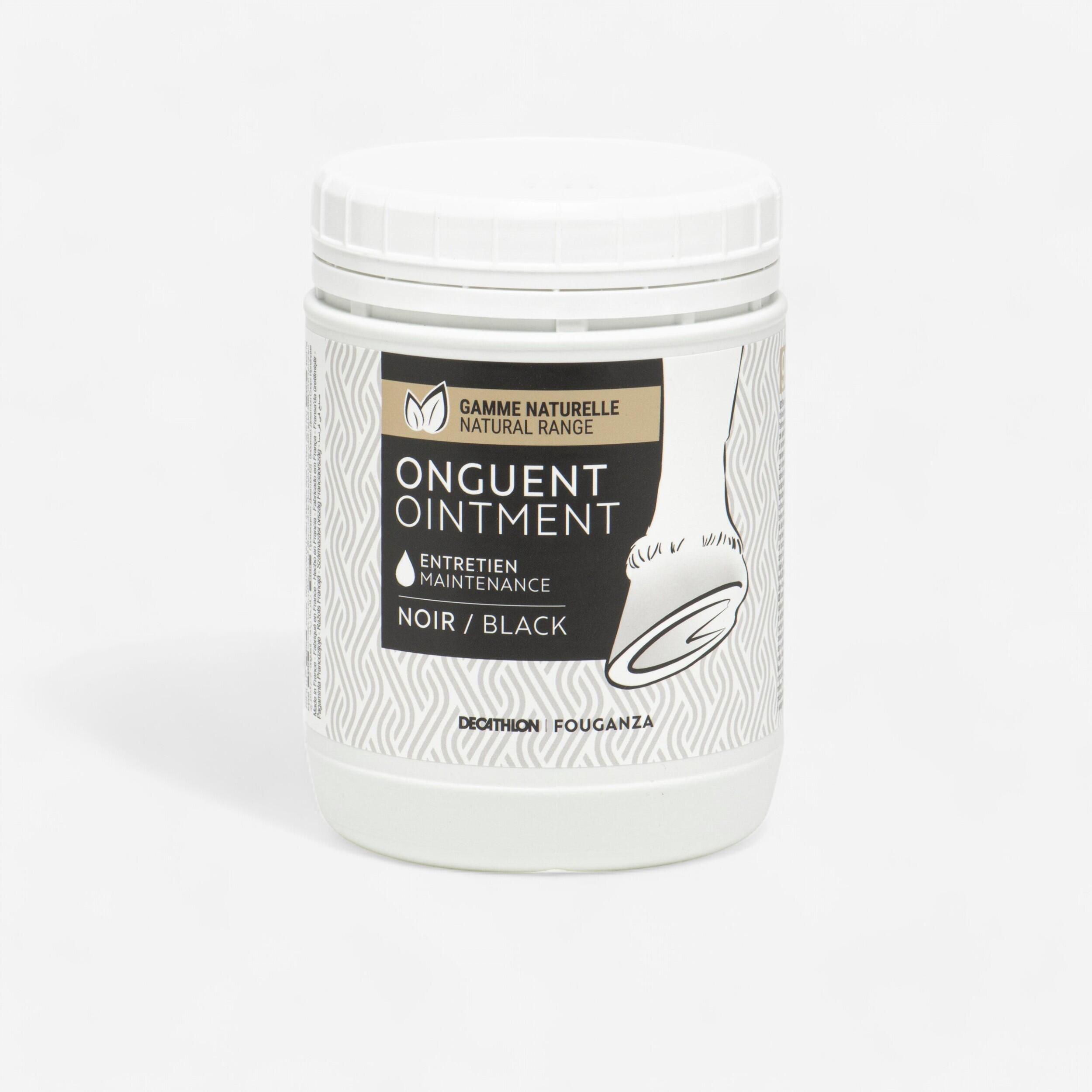 Unto natural para cascos equitação cavalo e pónei 750 ml preto