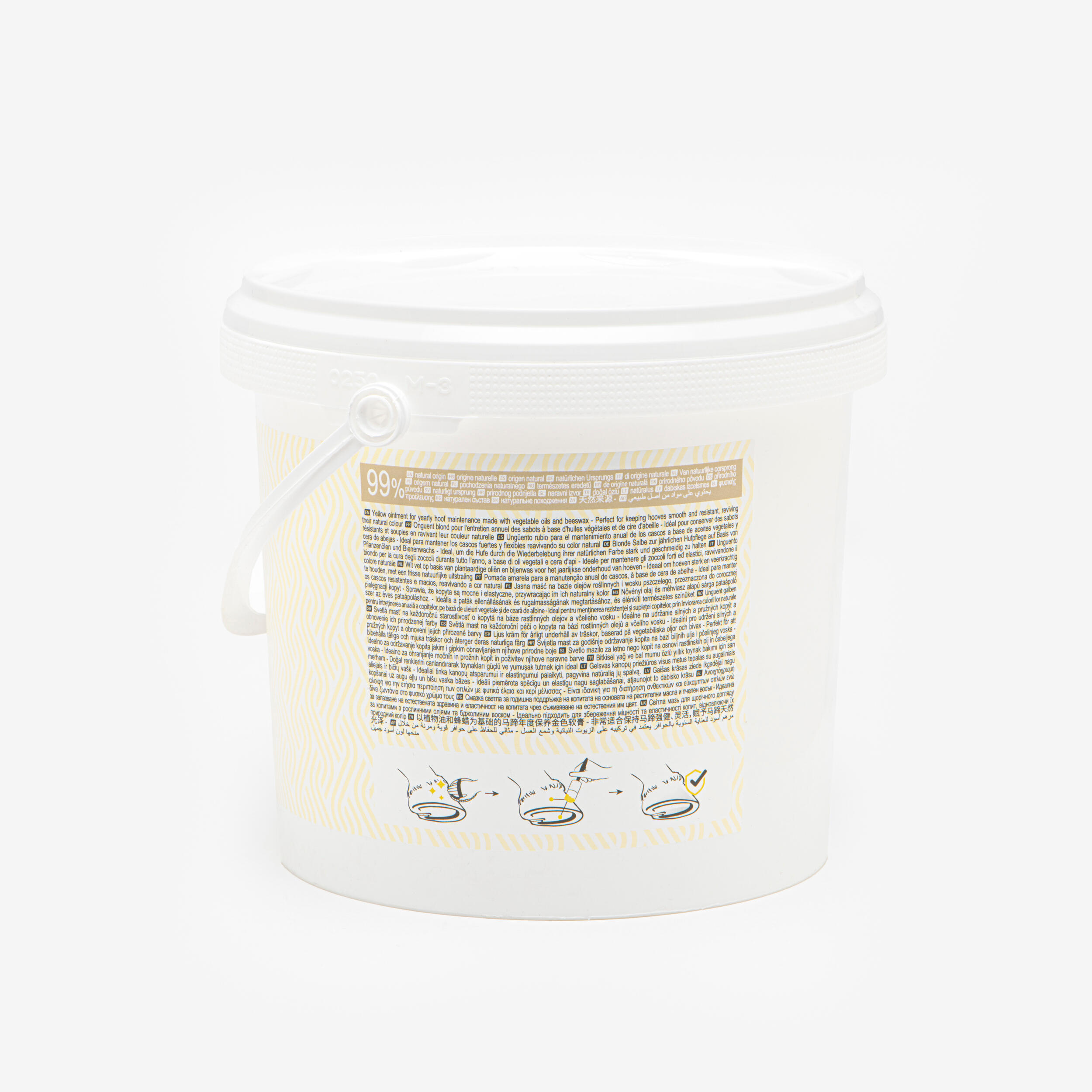 Unguento equitazione pony e cavallo 2,5 L nero  2/2