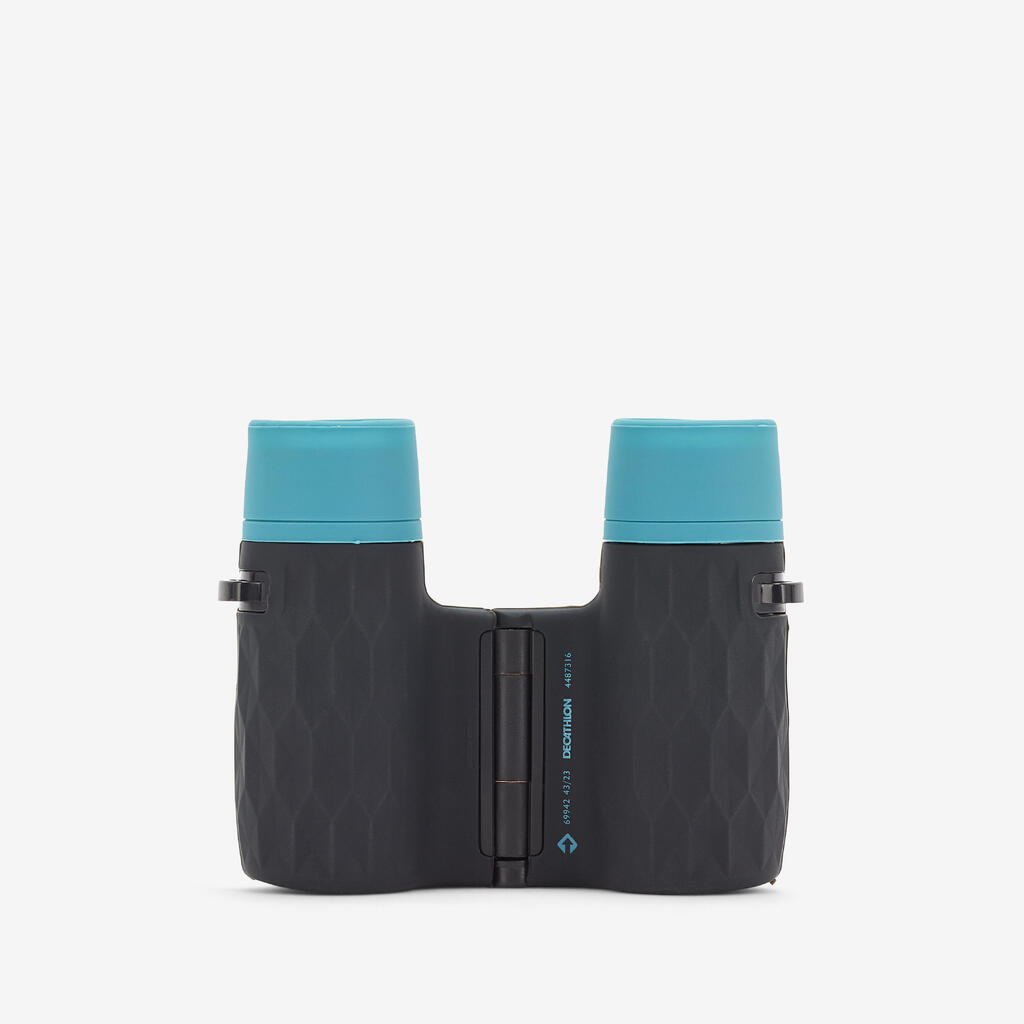 Binoculares de senderismo sin ajuste - MH B140 - adulto - aumento x10 azul gris 
