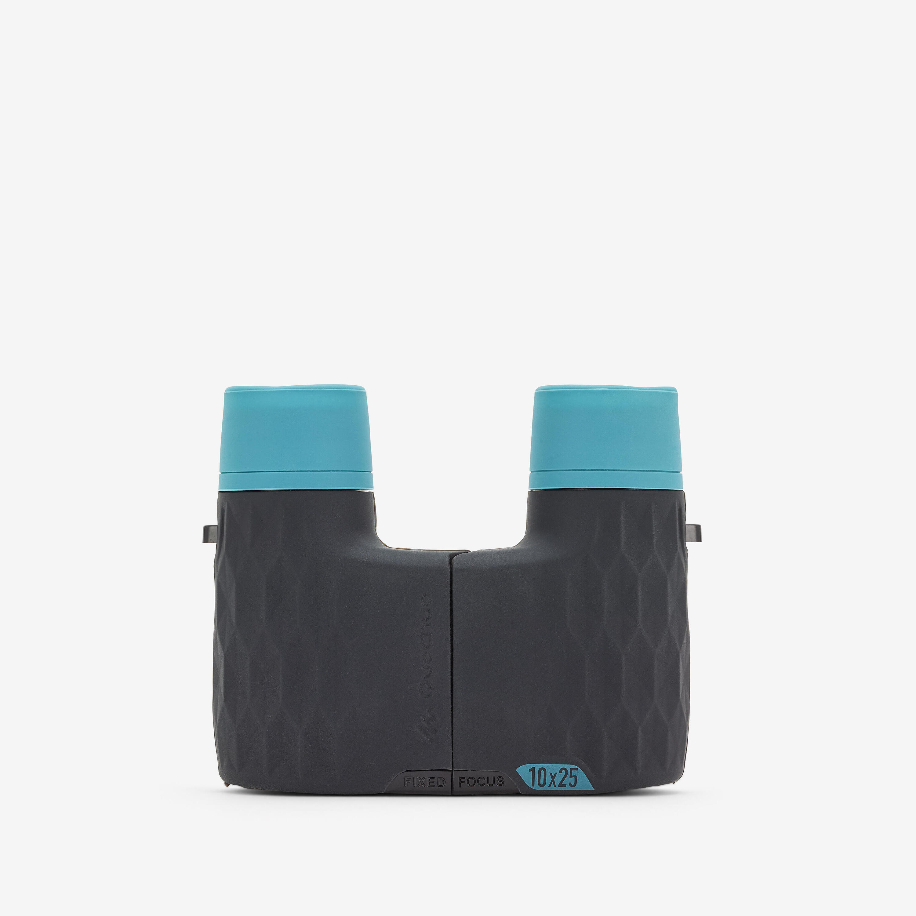 QUECHUA Wandelverrekijker voor volwassenen fix focus MH B140 x10 blauw grijs