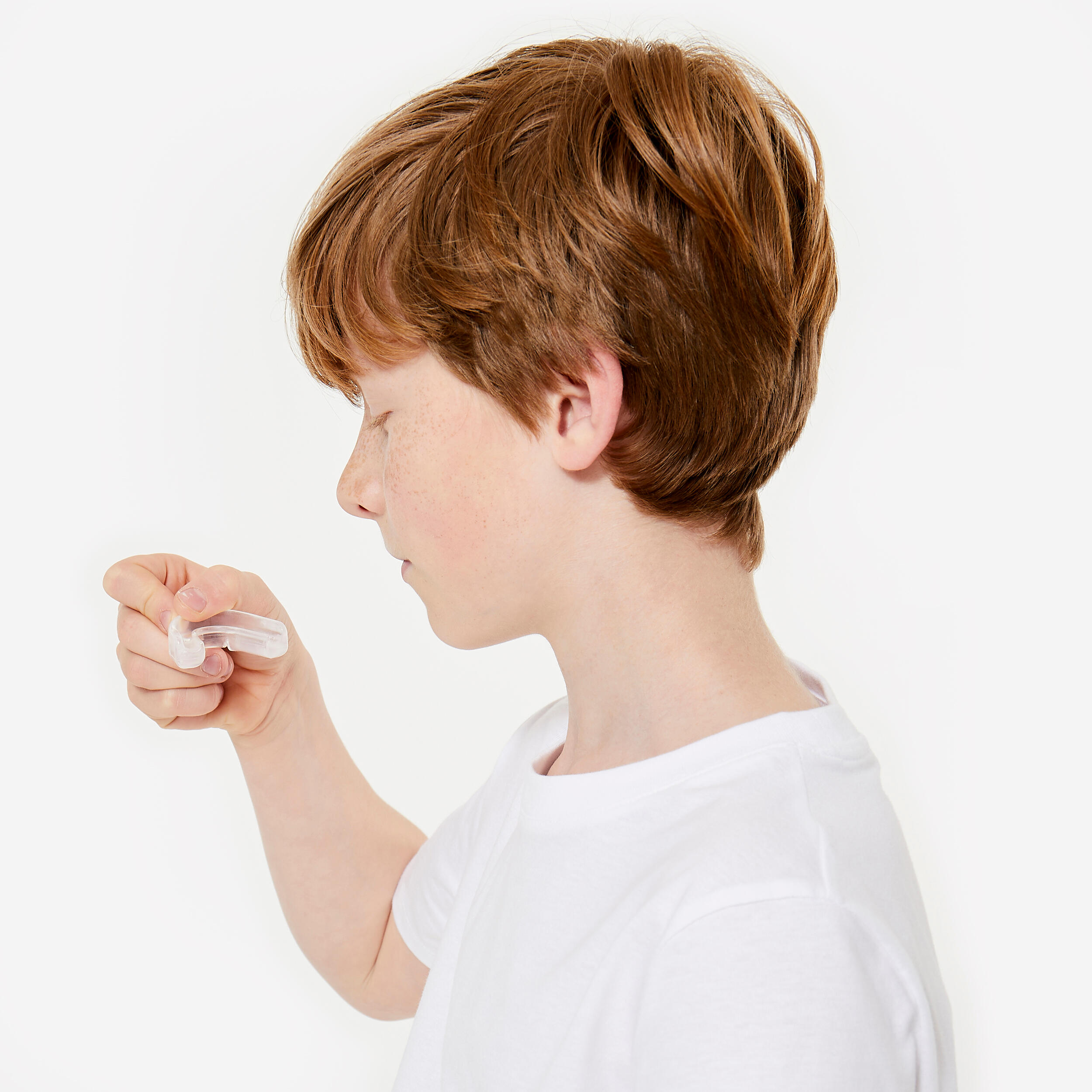 Kids' Boxing and Martial Arts Mouthguard Size S - Clear - OUTSHOCK