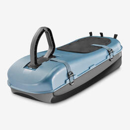 Luge à porter en sac à dos de randonnée adulte, Reverslide 900 gris
