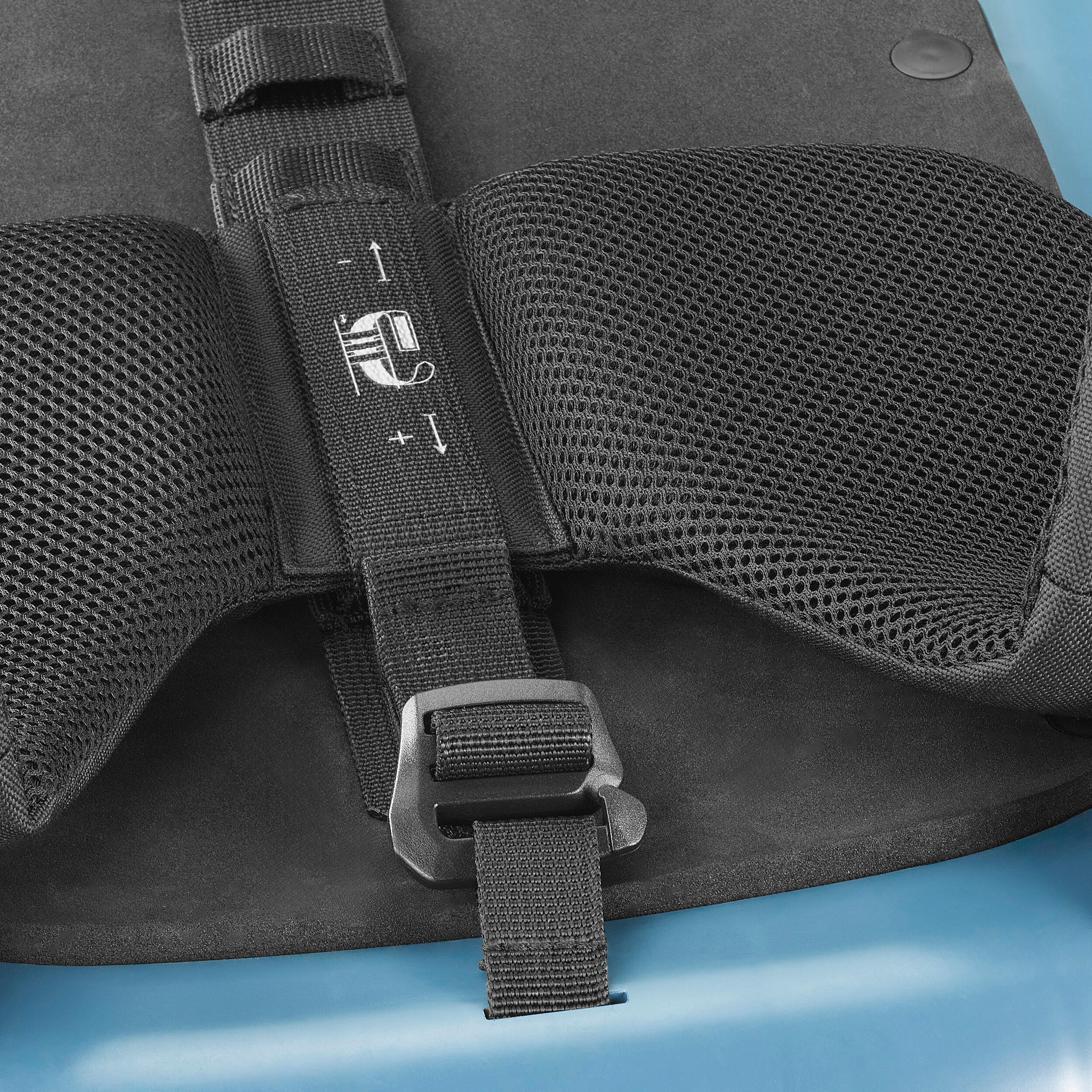 Luge à porter en sac à dos de randonnée adulte, Reverslide 900 gris 12/20