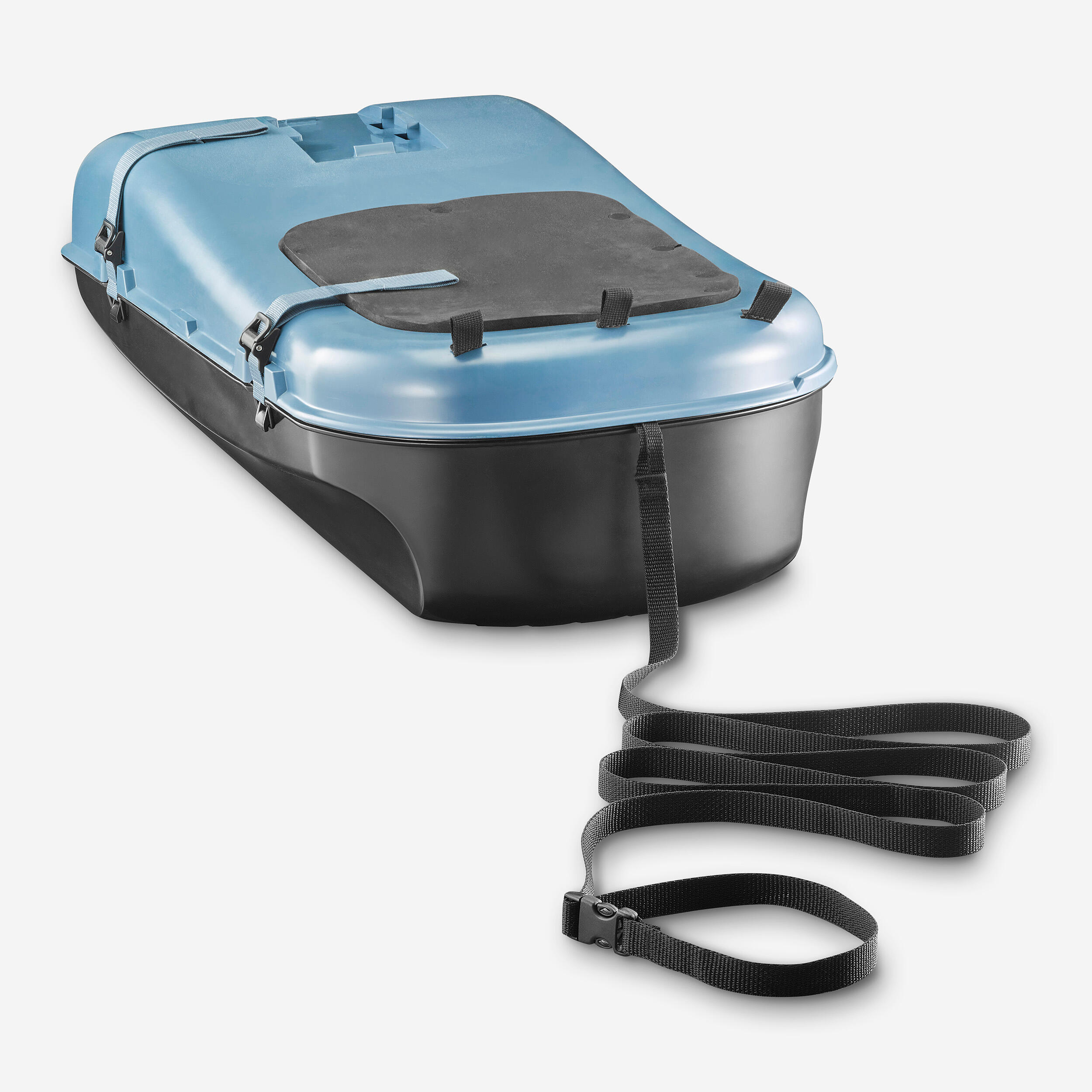 Luge à porter en sac à dos de randonnée adulte, Reverslide 900 gris 6/20