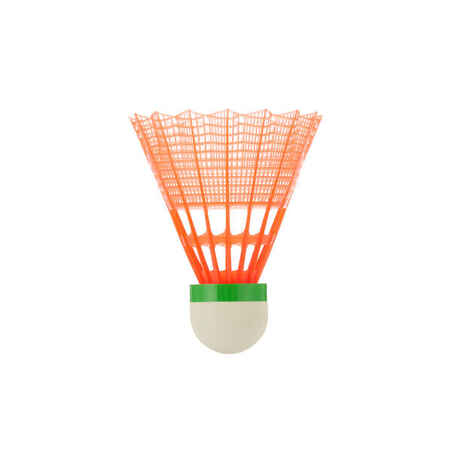 CH PLASTIC SHUTTLECOCK PSC 100  MEDIUM x 3 WH GR OR