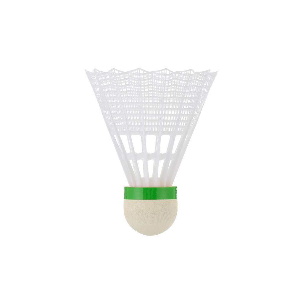 Bela plastična loptica za badminton PSC 100 MEDIUM (3 komada)
