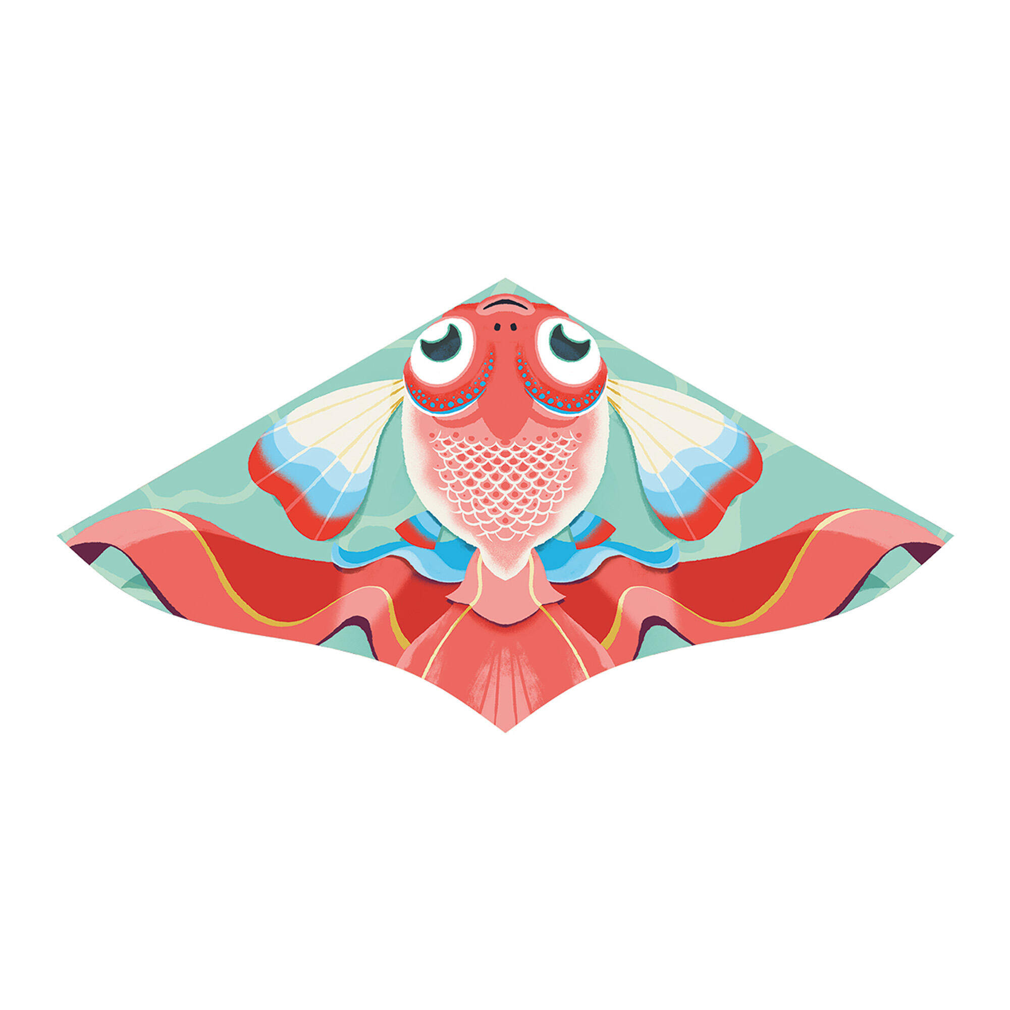 Kids’ static kite - MFK 100 Fish - Without Line -  2