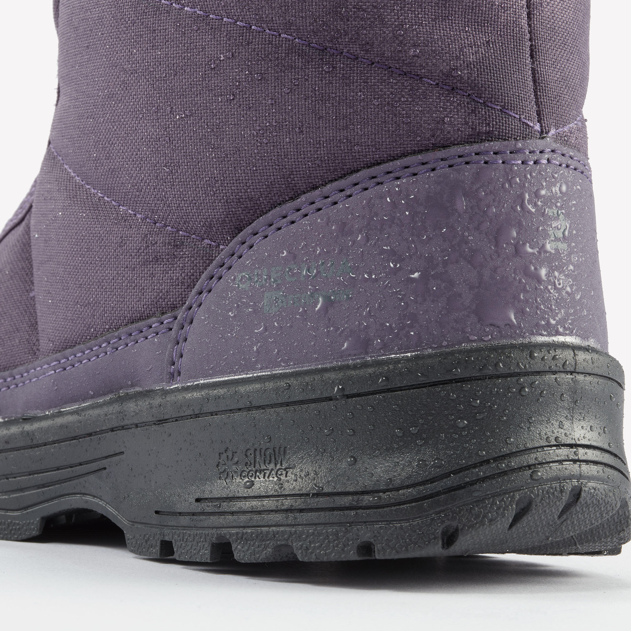 Kids’ Waterproof Winter Boots, SH 100 Sizes 7.5C-6 - QUECHUA